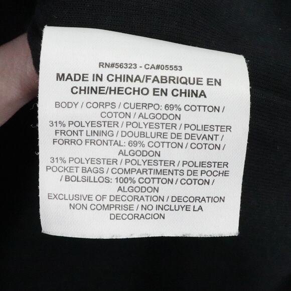 Nike Jacket Womens Medium Black Tech Fleece Moto Cape Hi Low Athletic Sportswear - Picture 11 of 14